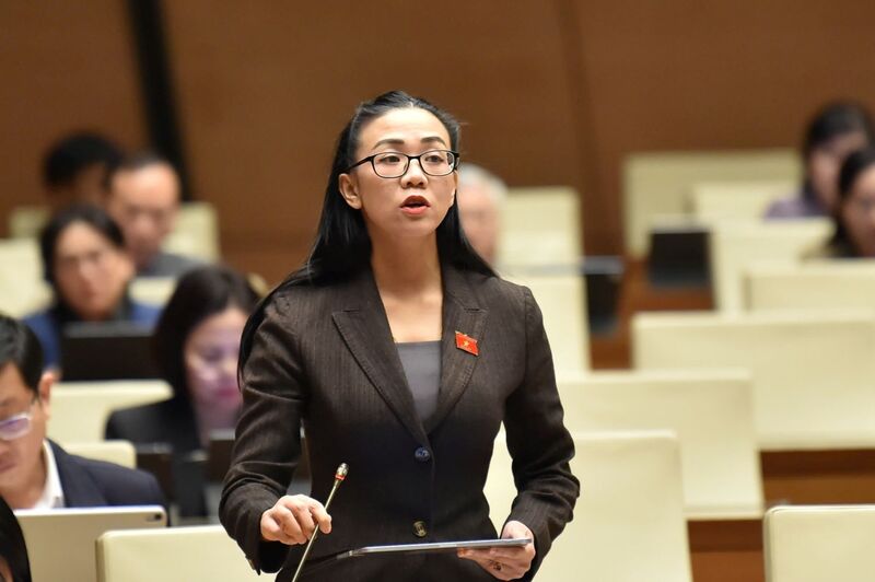 Đại biểu Trinh Thị Tú Anh - đoàn Lâm Đồng