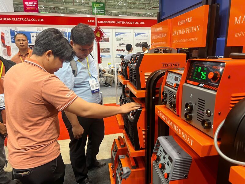 Okvip tại về Việt Nam tham gia trưng bày tại Vinamac Expo 2025. Ảnh: Phương Hoa