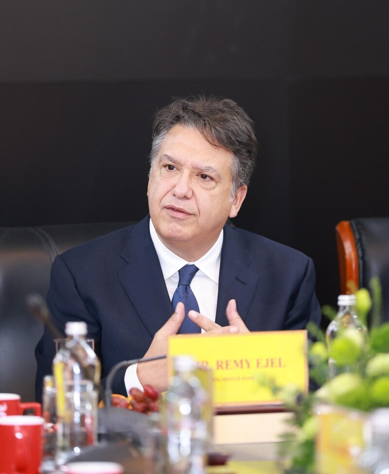 Ông Remy Ejel, Tổng Giám đốc Nestlé Zone AOA chia sẻ tại buổi Ok88vip tỷ lệ kèo World Cup 2026 với Bộ Nông nghiệp và xuân Okvip 2026