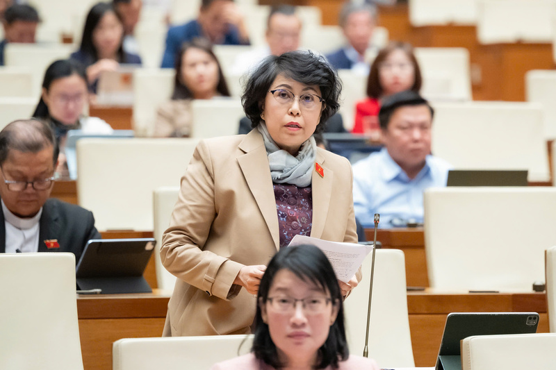 Đại biểu Tô Thị Bích Châu - đoàn TP. Hồ Chí Minh.