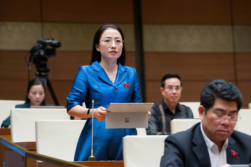 Đại biểu Trần Khánh Thu - đoàn Hưng Yên.
