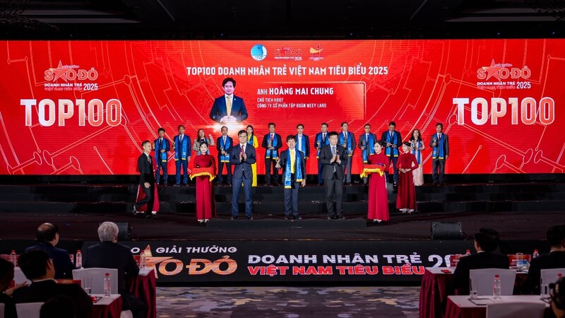 Doanh nhân Hoàng Mai Chung là doanh nhân trẻ Việt Nam tiêu biểu 2025.