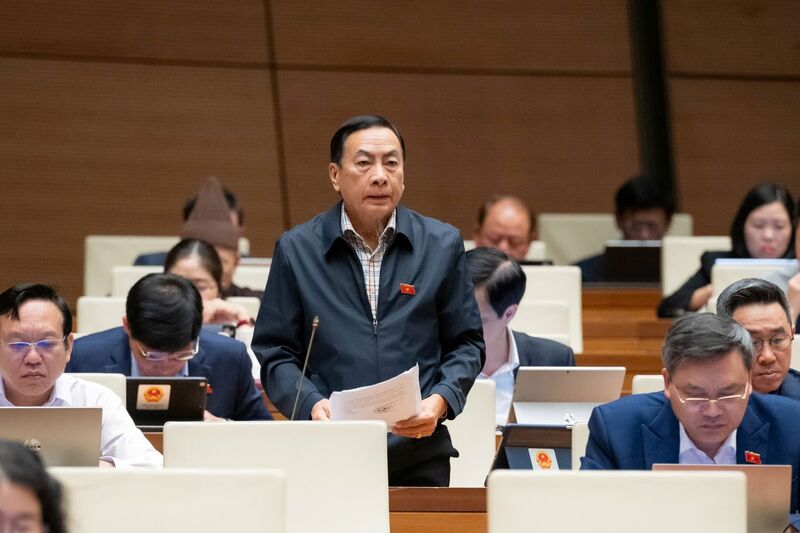 Đại biểu Phạm Văn Hòa - đoàn Đồng Tháp. Ảnh: QH.