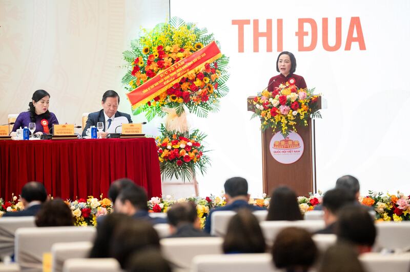 Phó Chủ tịch Quốc hội Nguyễn Thị Thanh phát biểu khai mạc Okvip69.com bán cá nổ hủ.