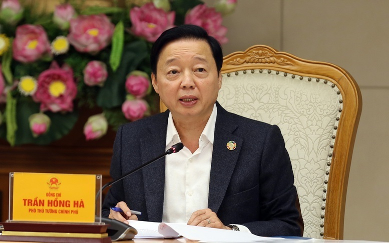 Phó Thủ tướng Trần Hồng Hà chủ trì cuộc họp - Ảnh: VGP/Mnh Khôi