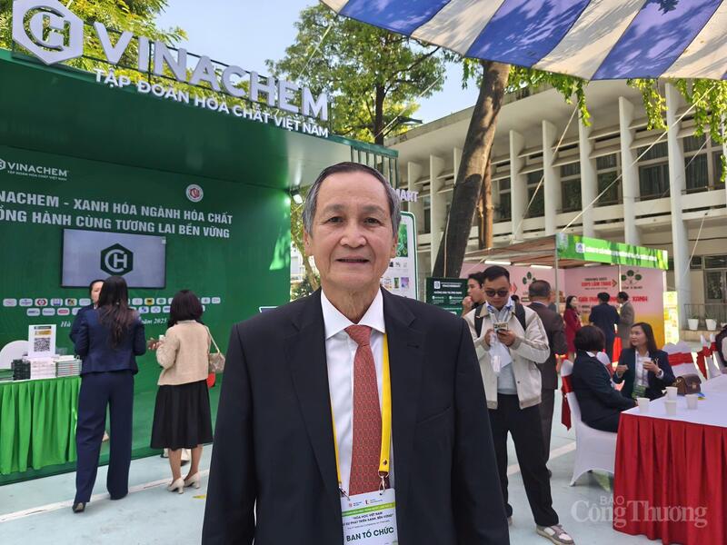 Ông Đỗ Duy Phi - Chủ tịch Hội Hoá học Việt Nam. Ảnh: NH