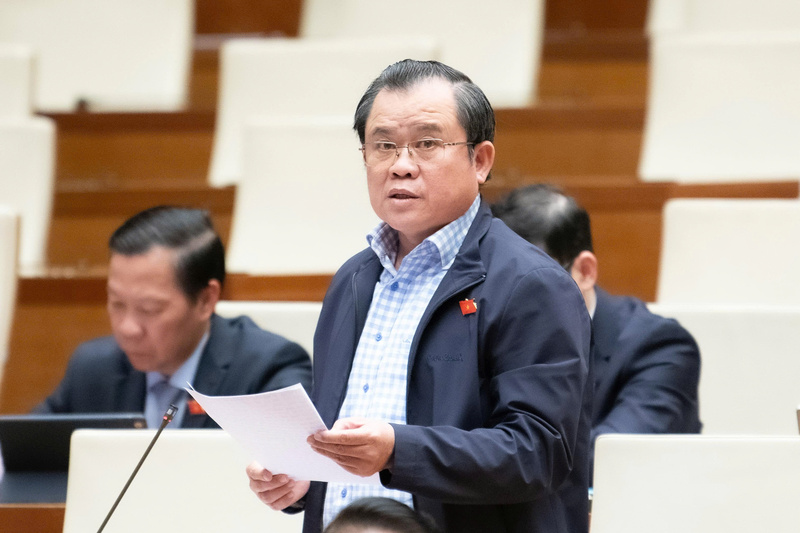 Đại biểu Nguyễn Tâm Hùng - đoàn TP. Hồ Chí Minh