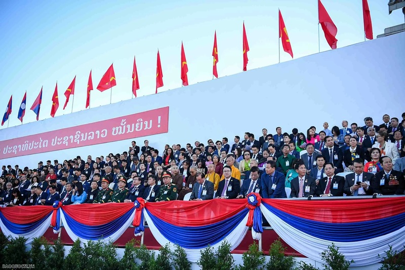 Đại biểu các nước tham dự Lễ kỷ niệm. Ảnh: Nguyễn Hồng