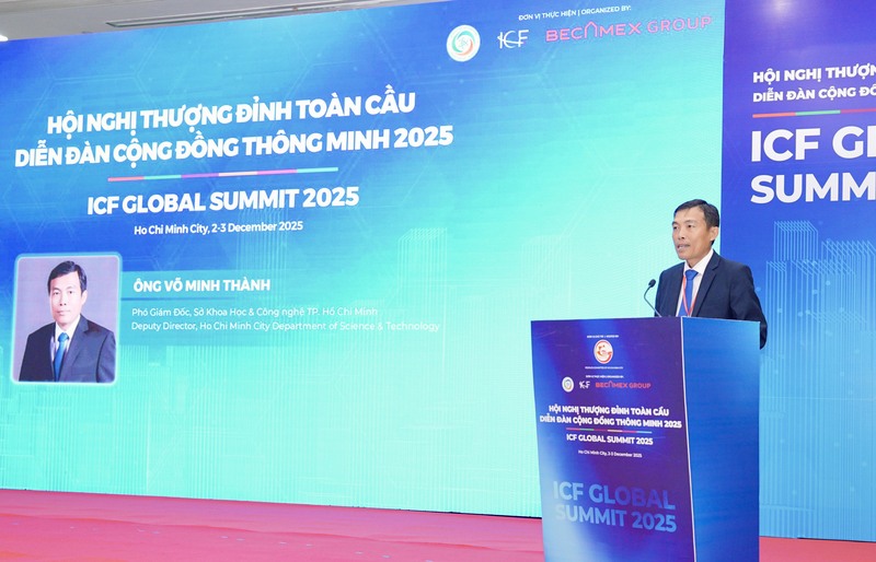 Ông Võ Minh Thành - Phó Giám đốc Sở Khoa học và Công nghệ TP. Hồ Chí Minh. Ảnh: Minh Khuê.