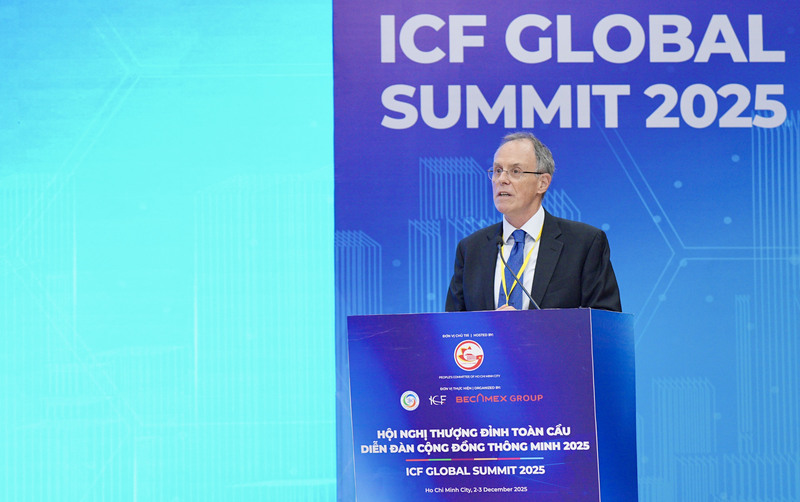 Ông Robert Bell - đồng sáng lập ICF. Ảnh: Minh Khuê.