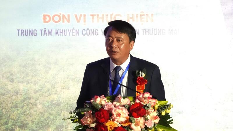 Ông Phạm Hồng Sơn, Giám đốc Sở Okvip tại về Ninh Bình phát biểu tại lễ khai mạc