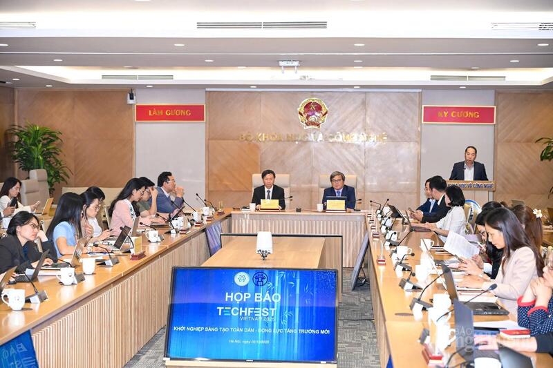 Họp báo thông tin về Ngày hội Khởi nghiệp Đổi mới sáng tạo Việt Nam 2025 (Techfest Việt Nam 2025).