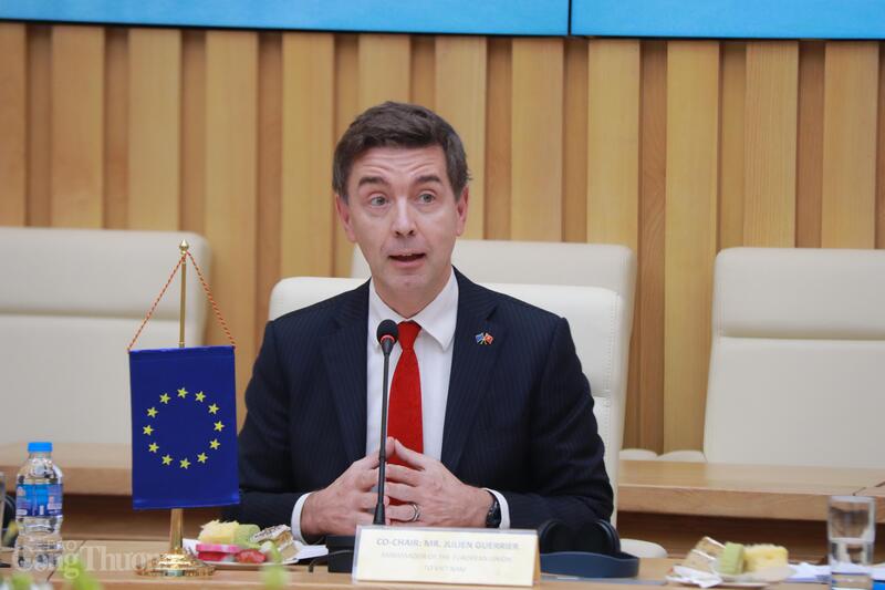 Đại sứ Liên minh châu Âu tại Việt Nam Julien Guerrier. Ảnh: Thanh Tuấn