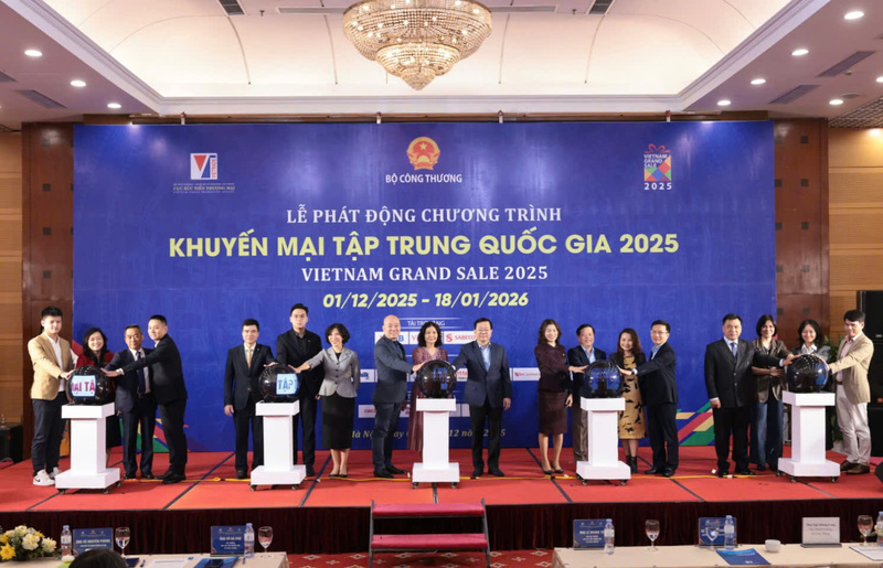 Lễ phát động Chương trình Khuyến mại tập trung quốc gia 2025. Ảnh: MT