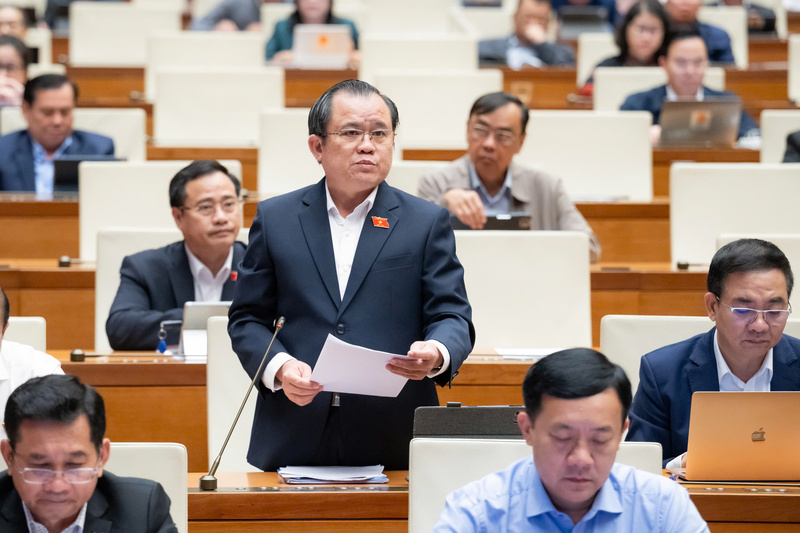 Đại biểu Nguyễn Tâm Hùng - đoàn TP Hồ Chí Minh