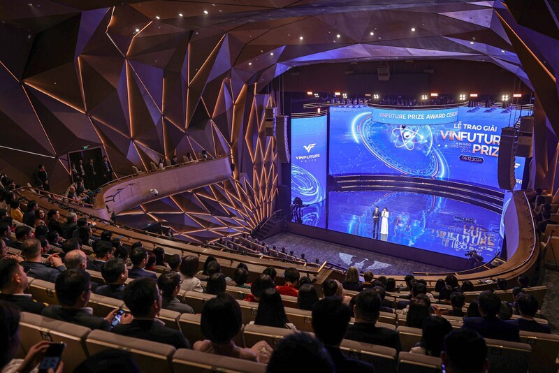 Quang cảnh Lễ trao giải thưởng.
