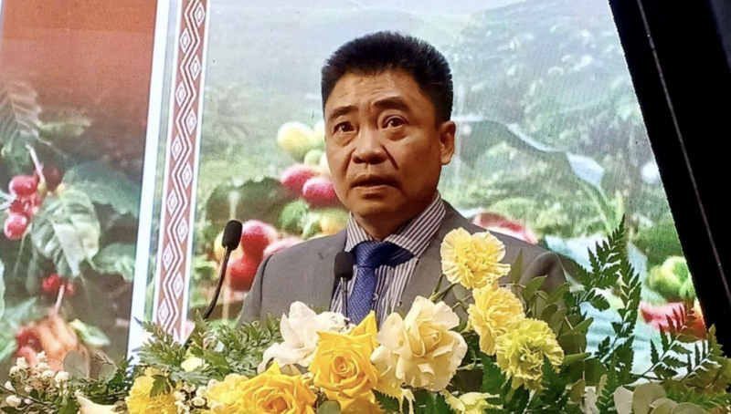 PGS.TS. Lâm Nhân, Hiệu trưởng Trường Đại học Văn hóa TP. Hồ Chí Minh phát biểu tại hội thảo. Ảnh: Công Lý