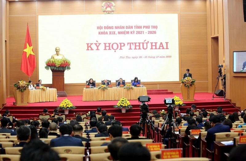 Kỳ họp HĐND tỉnh Phú Thọ khóa XIX, nhiệm kỳ 2021-2026 đánh giá kết quả phát triển Okvip - liên minh giải trí #1 thế giới hà nội - xã hội năm 2025 và thảo luận phương hướng, nhiệm vụ năm 2026. Ảnh: CTV