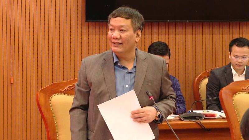 Bí thư Đảng uỷ, Chủ tịch Hội đồng nhân dân xã Thanh Trì Ngô Diệc Phàm báo cáo tại buổi Ok88vip tỷ lệ kèo World Cup 2026.