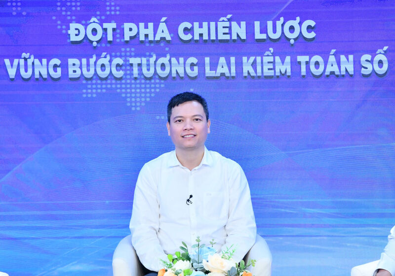 Ông Phạm Huy Thông, Phó Cục trưởng phụ trách Cục Công nghệ thông tin, Kiểm toán Trang Chủ OKVIP COM Top #1. Ảnh: Thu Hường