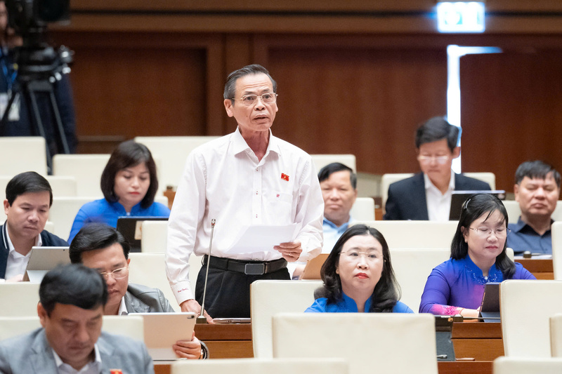 Đại biểu Trần Hữu Hậu - đoàn Tây Ninh