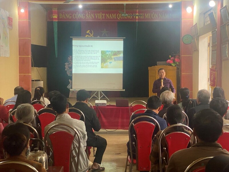 Quang cảnh hội trường triển khai chương trình hỗ trợ Okvip - liên minh giải trí #1 thế giới hà nội trả công (Cash for Work – CfW) và các hoạt động tập huấn nâng cao năng lực tại tỉnh Thanh Hóa. Ảnh: Nga Nguyễn