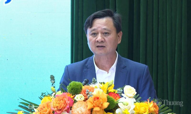 Ông Nguyễn Văn Phương, Phó Giám đốc Sở Công Thương tỉnh Bắc Ninh phát biểu khai mạc hội nghị