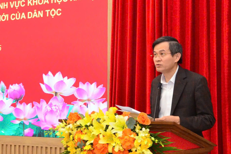 Ông Đoàn Minh Huấn, Phó Giám đốc Thường trực Học viện Chính trị quốc gia Hồ Chí Minh