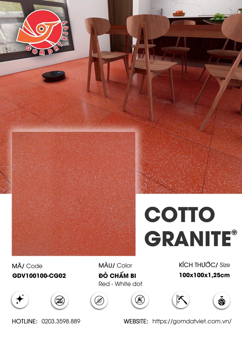 Gốm Đất Việt tiên phong phát triển gạch cotto granite chống nồm - 3