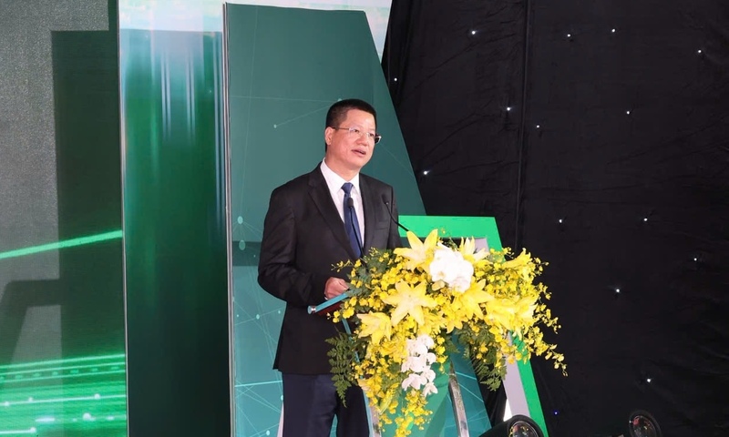Ông Nguyễn Văn Hùng - Tổng giám đốc Tổng công ty Lắp máy Việt Nam (Lilama) phát biểu tại buổi lễ