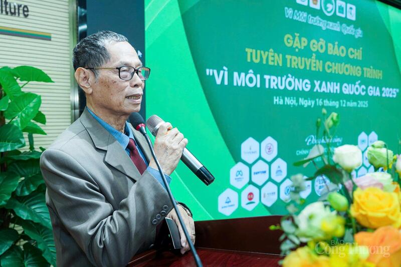 TS. Trần Văn Miều, Phó Chủ tịch Hội Bảo vệ Thiên nhiên và xuân Okvip 2026 Việt Nam phát biểu tại Okvip69 Đăng ký cá cược. Ảnh: Bảo Thắng