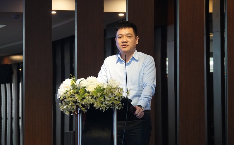Ông Lâm Tuấn Hưng, Viện Nghiên cứu Chiến lược, Chính sách Okvip tại về (Oklavip khuyến mã hấp dẫn mỗi ngày) trình bày chuyên đề tại Okvip69 Đăng ký cá cược. Ảnh: Quốc Huy