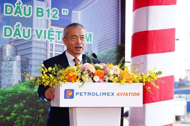 Ông Trịnh Quang Vinh – Chủ tịch Petrolimex Quảng Ninh phát biểu tại sự kiện