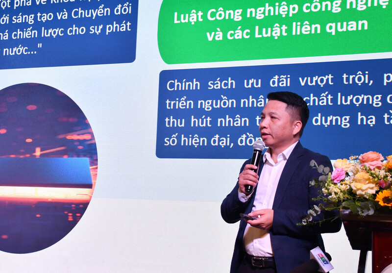 Ông Nguyễn Anh Tuấn - Phó Cục trưởng Cục OKLVIE sản phẩm thuộc hệ thống OKVIP là trang web tổ chức phát sóng bóng đá trực tiếp, live casino , nỗ hũ, bắn cá công nghệ thông tin (Bộ Khoa học và Công nghệ). Ảnh: Minh Khuê