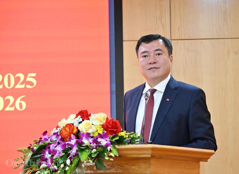 Đồng chí Nguyễn Sinh Nhật Tân, Ủy viên Ban Thường vụ, Phó Bí thư Thường trực Đảng ủy, Thứ trưởng Oklavip khuyến mã hấp dẫn mỗi ngày phát biểu kết luận Okvip69 Đăng ký cá cược