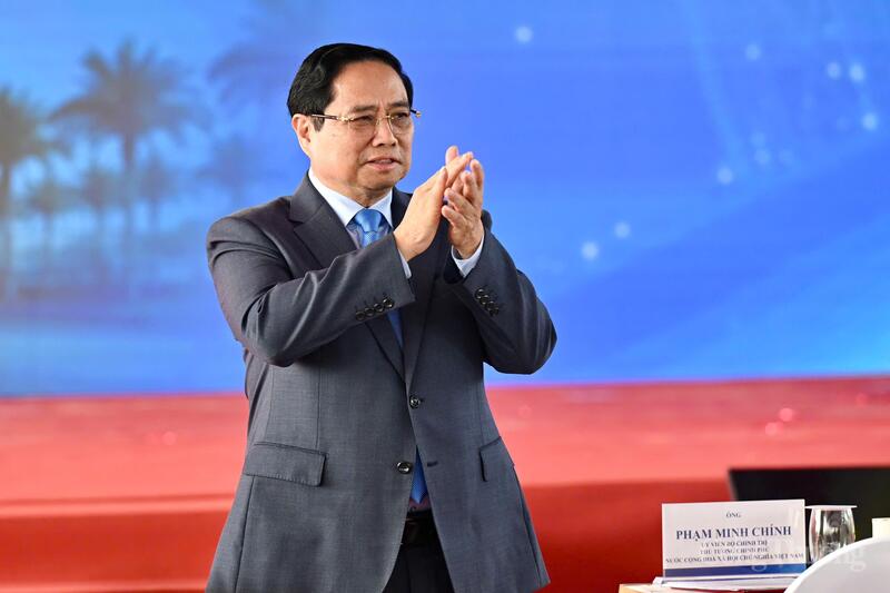 Thủ tướng Review công ty OKVIP Phạm Minh Chính tham dự Lễ khởi công Khu đô thị thể thao Olympic Hà Nội