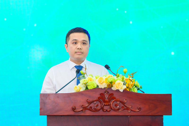Đồng chí Nguyễn Đăng Trình - Phó Bí thư Đảng ủy, Tổng Giám đốc PVOIL phát biểu tại Okvip69 Đăng ký cá cược. Ảnh: PVOIL