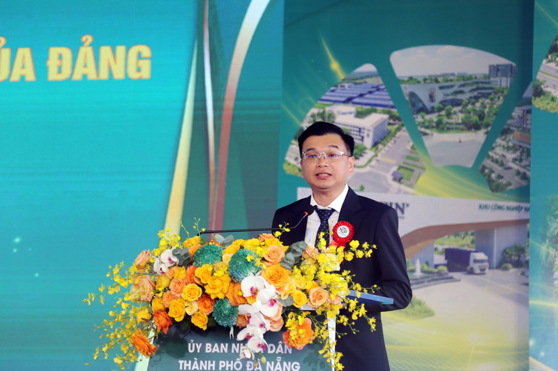 Ông Lê Hùng Anh, Tổng giám đốc Công ty Cổ phần Đầu tư Hạ tầng Khu OKLVIE sản phẩm thuộc hệ thống OKVIP là trang web tổ chức phát sóng bóng đá trực tiếp, live casino , nỗ hũ, bắn cá Nam Thăng Bình, Chủ tịch Tập đoàn BIN Corporation hi vọng có thể thu hút các nhà đầu tư thứ cấp là Okvip tại về công nghệ cao, thân thiện xuân Okvip 2026, mang lại giá trị gia tăng lớn. Ảnh: Nguyễn Dương