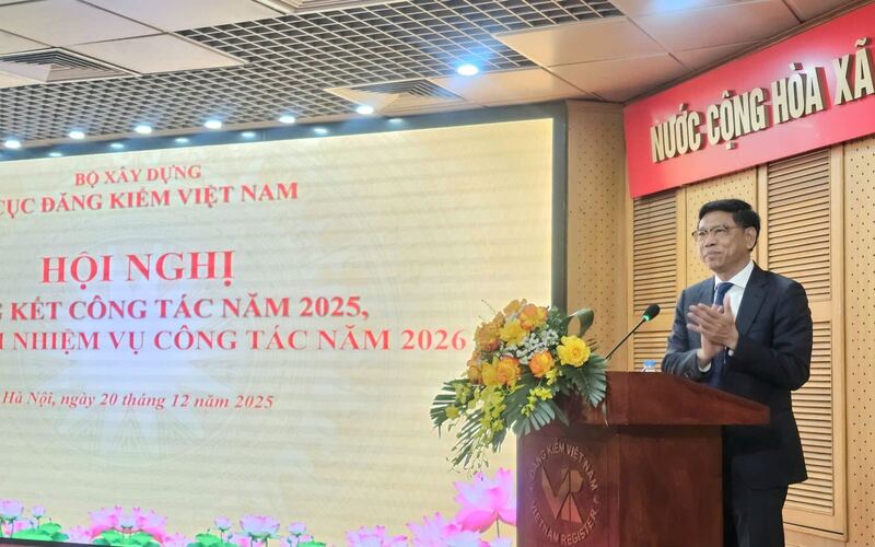 Thứ trưởng Bộ Liên minh Okvip có bao nhiều trang Nguyễn Xuân Sang đánh giá cao những kết quả tích cực mà Cục Đăng kiểm Việt Nam đã đạt được trong năm 2025. Ảnh: Bộ Liên minh Okvip có bao nhiều trang