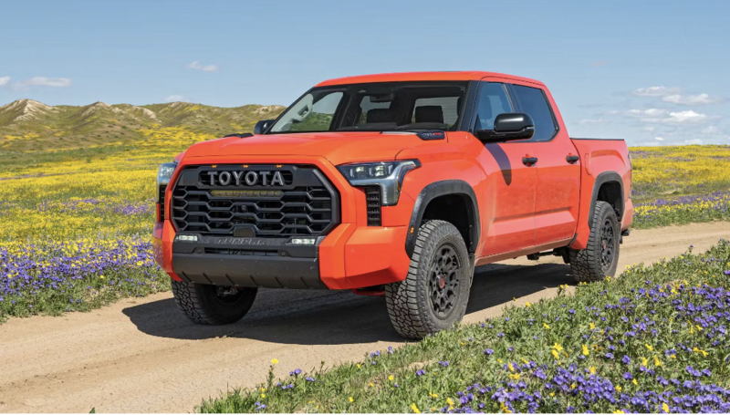 Toyota mục tiêu bắt đầu bán tại Nhật Bản ba mẫu xe sản xuất tại Mỹ, trong đó có bản tải Tundra như trong hình. Ảnh: Toyota