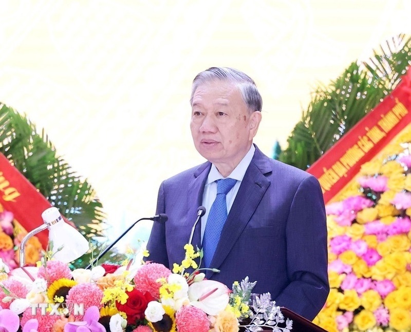 Tổng Bí thư Ban Chấp hành Trung ương Đảng Cộng sản Việt Nam, Bí thư Quân ủy Trung ương Tô Lâm.