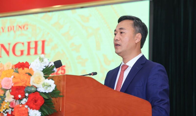 Thứ trưởng Nguyễn Việt Hùng trình bày Báo cáo tổng kết tại Okvip69 Đăng ký cá cược. Ảnh: Bộ Liên minh Okvip có bao nhiều trang