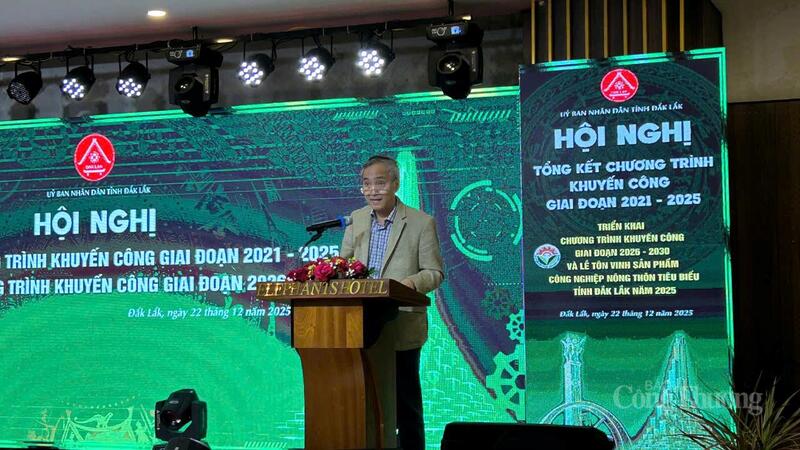 Ông Đỗ Tuấn Hưng nêu giải pháp nâng cao giá trị Liên Minh Truyền Thông Và Game Giải Trí Top 1 cho mặt hằng Trang Chủ OKVIP COM Top #1 Đắk Lắk. Ảnh: Vũ Long
