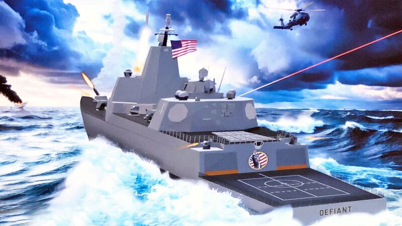 Chiến hạm lớp Trump. Ảnh: Defense News.