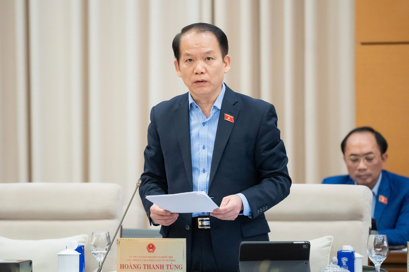 Chủ nhiệm Uỷ ban Pháp luật và Tư pháp Hoàng Thanh Tùng