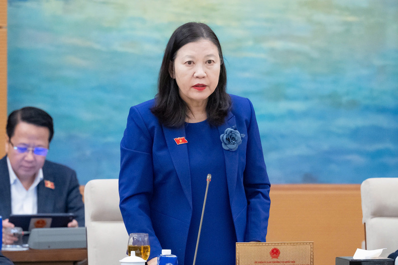 Phó Chủ nhiệm Thường trực Ủy ban Dân nguyện và Giám sát Lê Thị Nga