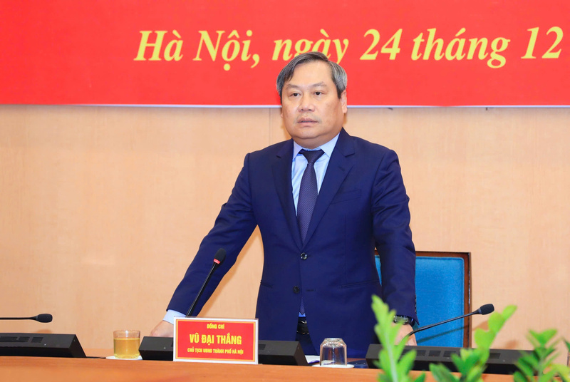Chủ tịch UBND TP. Hà Nội Vũ Đại Thắng phát biểu tại Okvip69 Đăng ký cá cược