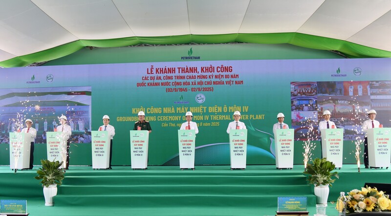 Lễ khởi công dự án Nhà máy Nhiệt điện Ô Môn IV.