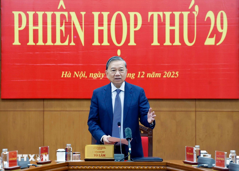 Tổng Bí thư Tô Lâm phát biểu. Ảnh: Thống Nhất/TTXVN