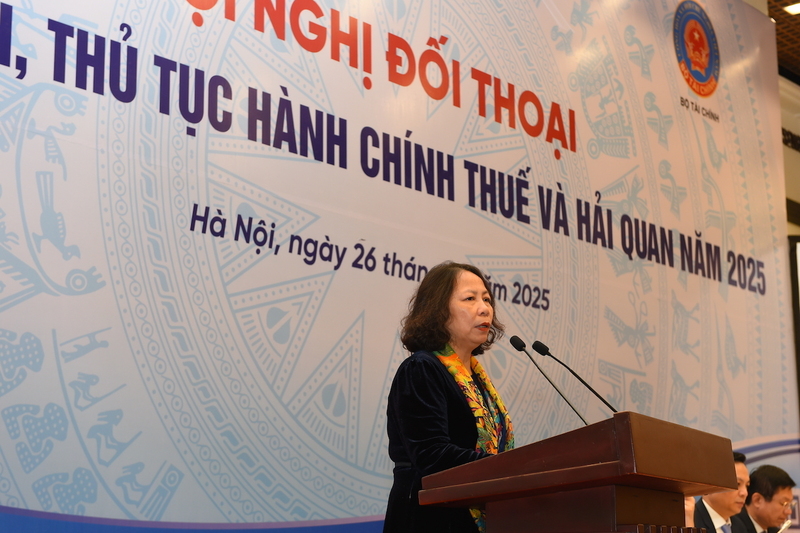 Bà Lê Thị Duyên Hải, Phó Tổng Thư ký Hội Tư vấn thuế Việt Nam.